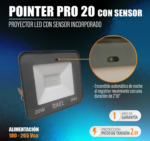 Proyector c/sensor incorporado 20W