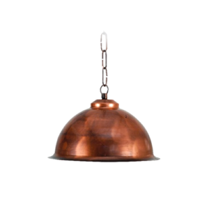 Colgante de chapa esférico ø 24 cm c/cadena