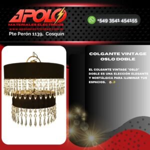 Colgante vintage Oslo doble