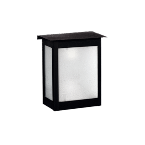 Farol de Hierro con Vidrio Arenado Mediano | H:240 mm | Diseño Clásico y Resistente