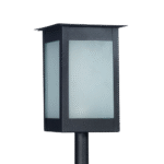 Farol de Poste de Hierro Colonial Mediano | Estilo Clásico y Durader