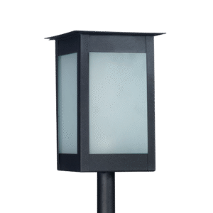 Farol de Poste de Hierro Colonial Mediano | Estilo Clásico y Durader