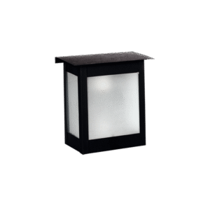 Farol de Hierro con Vidrio Arenado Chico | H:200 mm | Estilo Clásico y Duradero