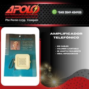 Amplificador para teléfono de línea