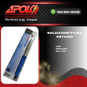 Soldador Electrónico con regulador de temperatura