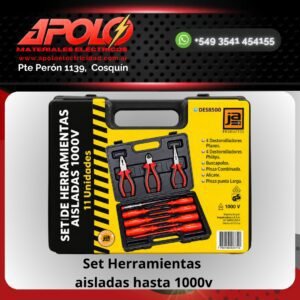 Set Herramientas aisladas para 1000 volts